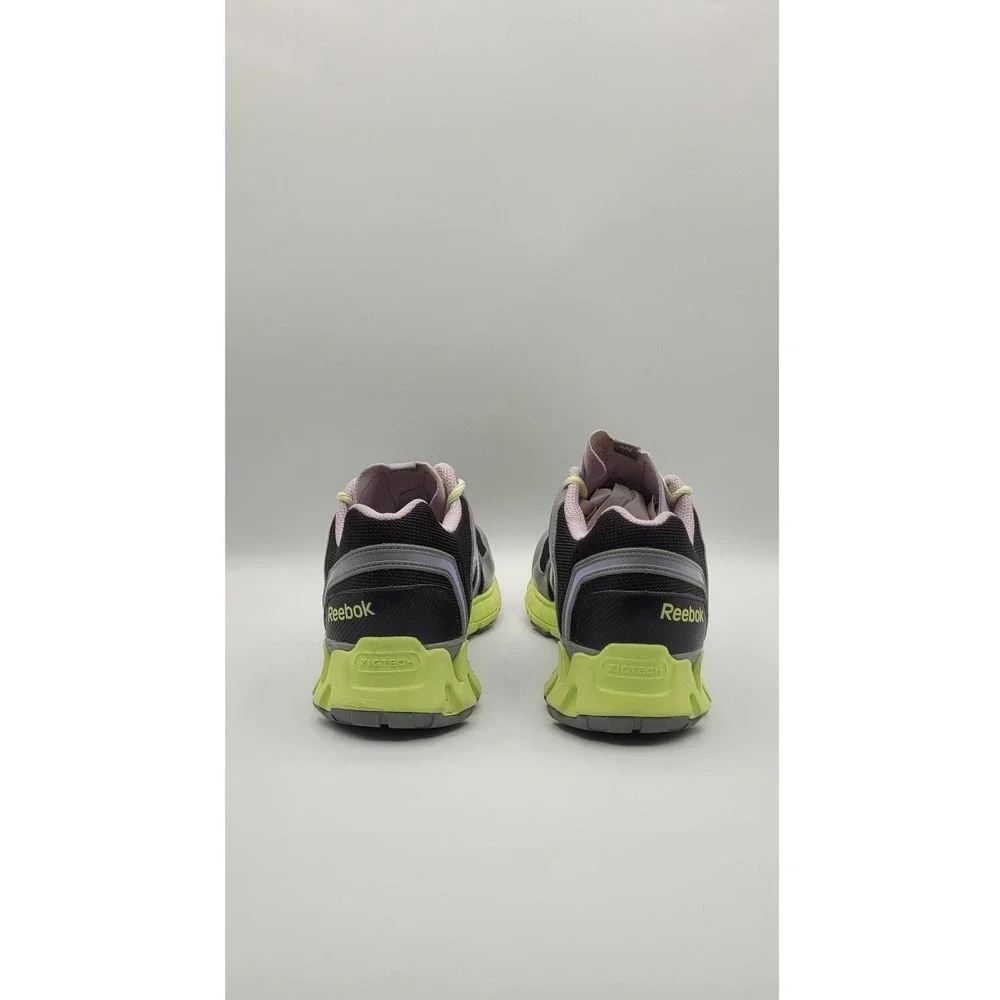 Reebok Zigkick Tahoe Road II Womens 9.5 Running Shoes Black Gray Purple M42915 - Picture 3 of 12